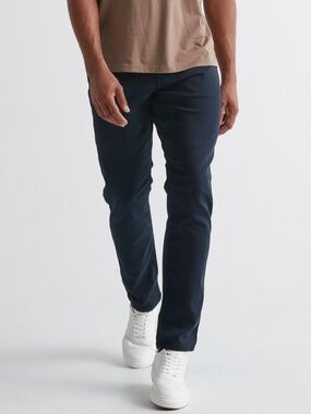 DU/ER No Sweat Pants Size 34 Navy Blue Chino